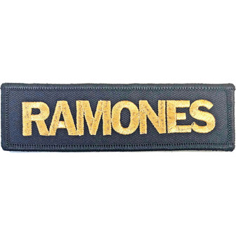 Ramones patch - Gold Logo