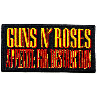 Guns N Roses patch - Appetite For Destruction