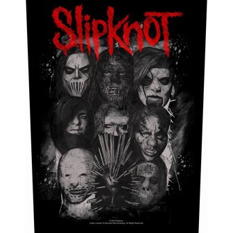 Slipknot backpatch - We Are Not Your Kind Masks