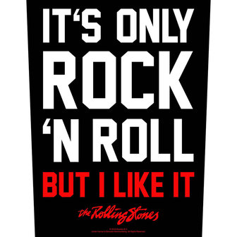 The Rolling Stones backpatch - It's Only Rock N Roll