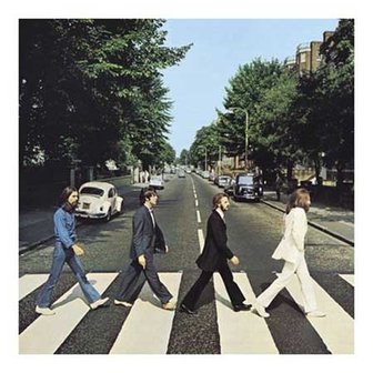 The Beatles wenskaart - Abbey Road