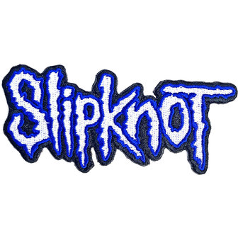 Slipknot patch - Logo / Blue Border