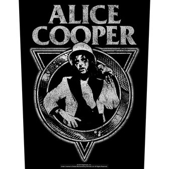 Alice Cooper backpatch - Snakeskin