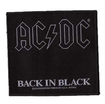 AC/DC patch - Back in black