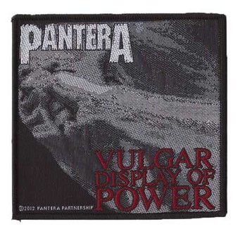 Pantera patch - Vulgar Display of Power