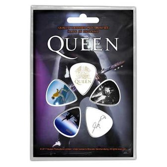 Queen plectrum set 'Brian May' (5 stuks)