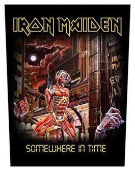 Iron Maiden backpatch - Somewhere In Time