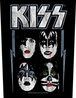 Kiss backpatch - Faces