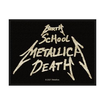 Metallica patch - Birth, School, Metallica, Death