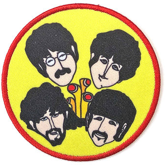 The Beatles patch -Yellow Submarine Heads