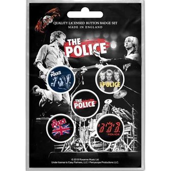 The Police button set