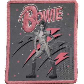 David Bowie patch - Pink Flash