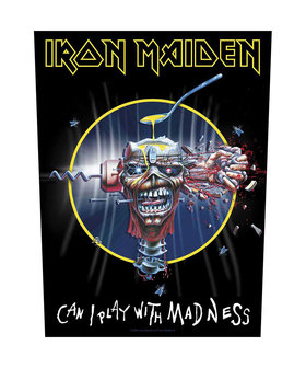 Iron Maiden backpatch - Can I Play With Madness