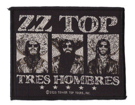 ZZ Top patch - Tres Hombres