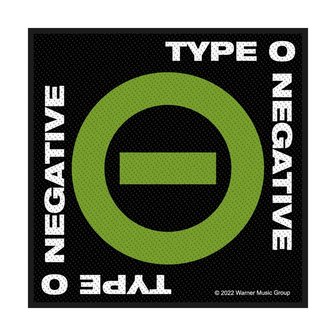 Type O Negative patch - Negative Symbol