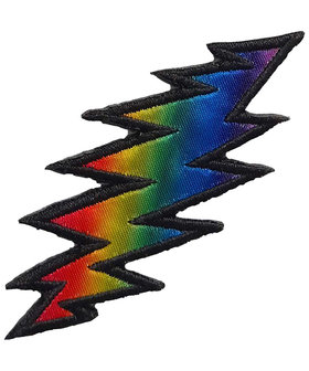 Grateful Dead patch - Lightning Rainbow