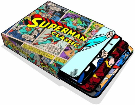 Superman cadeau set onderzetters - Classic