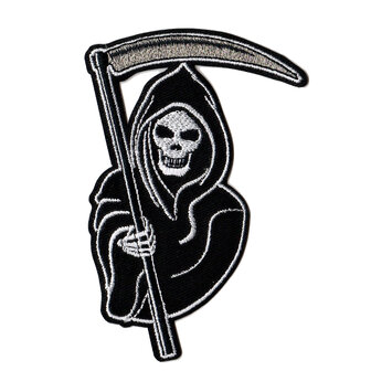 Skulls and Skeletons patch - The Grim Reaper