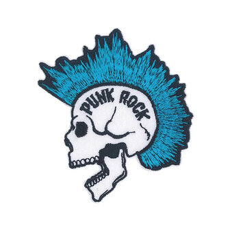 Skulls and Skeletons patch - Punk Rock Mohawk