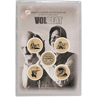 Volbeat button set - Servant of the Mind