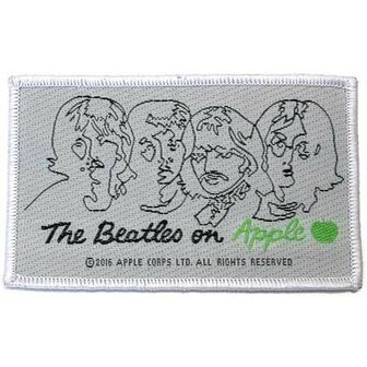 The Beatles patch - On Apple white