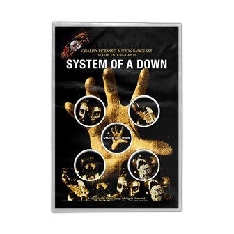 System of a Down button set - Hand