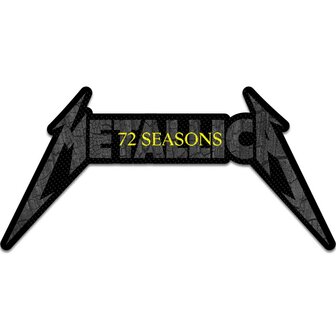 Metallica patch - 72 Seasons charred logo