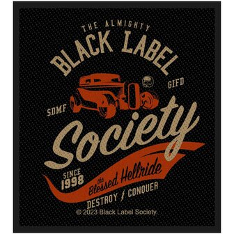  Black Label Society Patch - The Blessed Hellride 