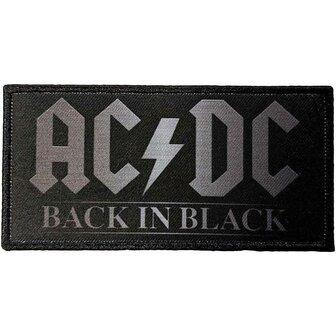 AC/DC patch - Back In Black