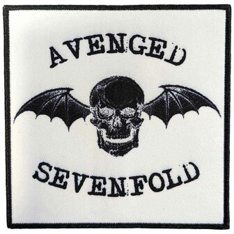Avenged Sevenfold patch - Classic Deathbat Negative
