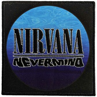 Nirvana patch - Nevermind Wavy Logo