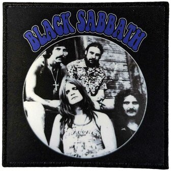 Black Sabbath patch - Band Photo Circle
