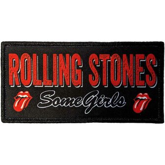 The Rolling Stones patch - Some Girls Logo