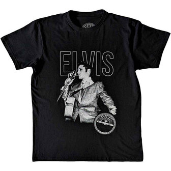 Elvis Presley T-Shirt - Sun Records Live Portrait