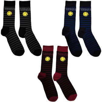 Nirvana sokken cadeau set - 3 sokken in doosje