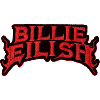 Billie Eilish patch - Red Logo