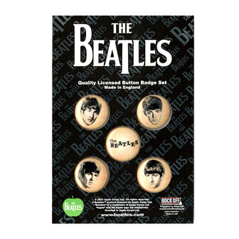 The Beatles button set - She Loves You Vintage