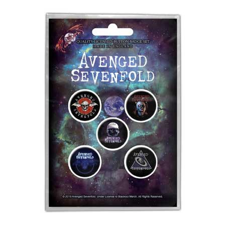 Avenged Sevenfold button set - The Stage