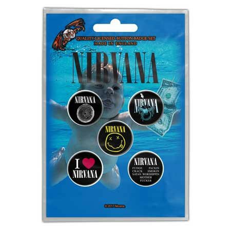 Nirvana button set - Nevermind