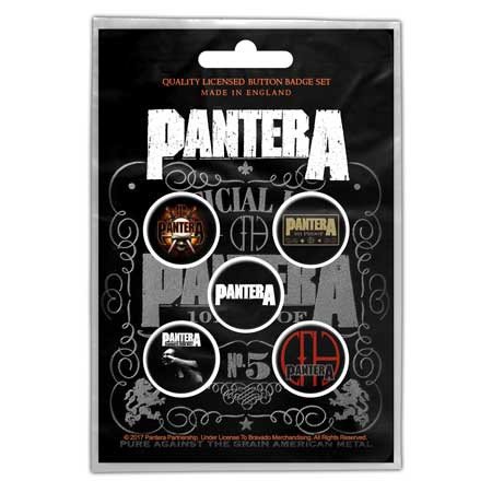 Pantera button set - 101 proof