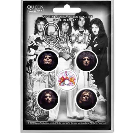 Queen button set - Faces