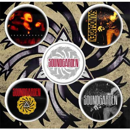 Soundgarden button set - Badmotorfinger