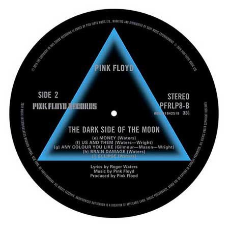 Pink Floyd slipmat set - Dark Side Of The Moon