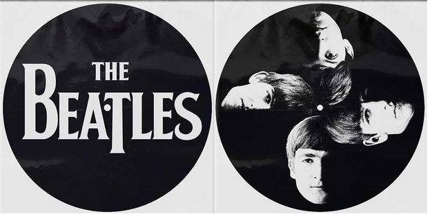 The Beatles slipmat set - Faces and Logo