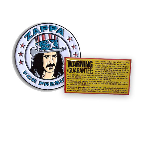 Frank Zappa spelden - Zappa for President / Warning