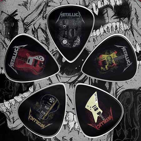 Metallica plectrum set 'Guitars'