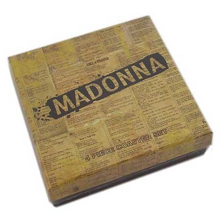 Madonna onderzetters cadeau set