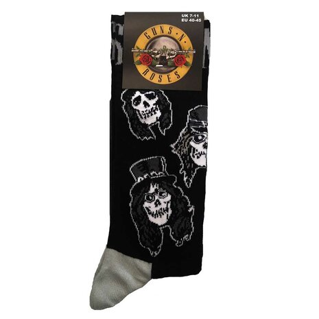 Guns N Roses sokken - Skulls